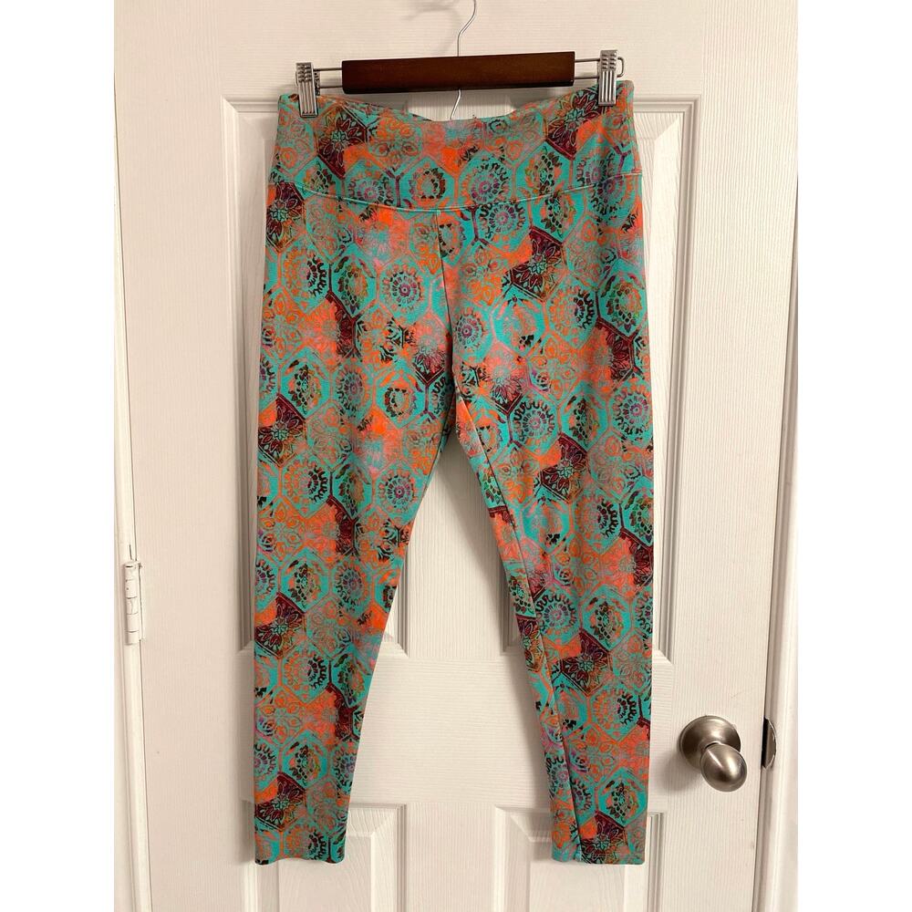 Colorful Leggings Soft Surroundings Geometric Medallion - Small Eclectic
